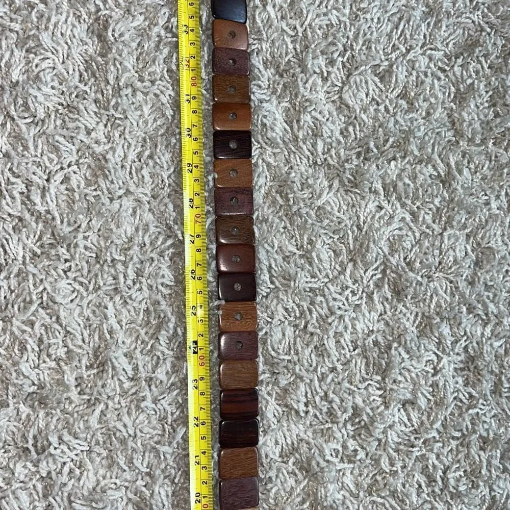 Costa Rica Exotic Woods Belt Wood Wooden  34”